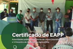 Coordenadoria de Oliveira do IMA entrega certificados de EAPP no V Encontro de Gestores de Agricultura