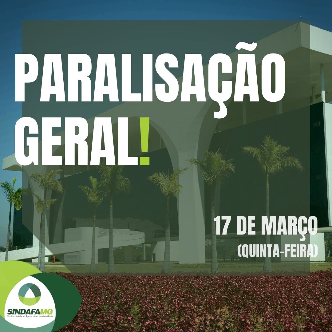 Sindafa-MG convoca filiados a participar das manifestações