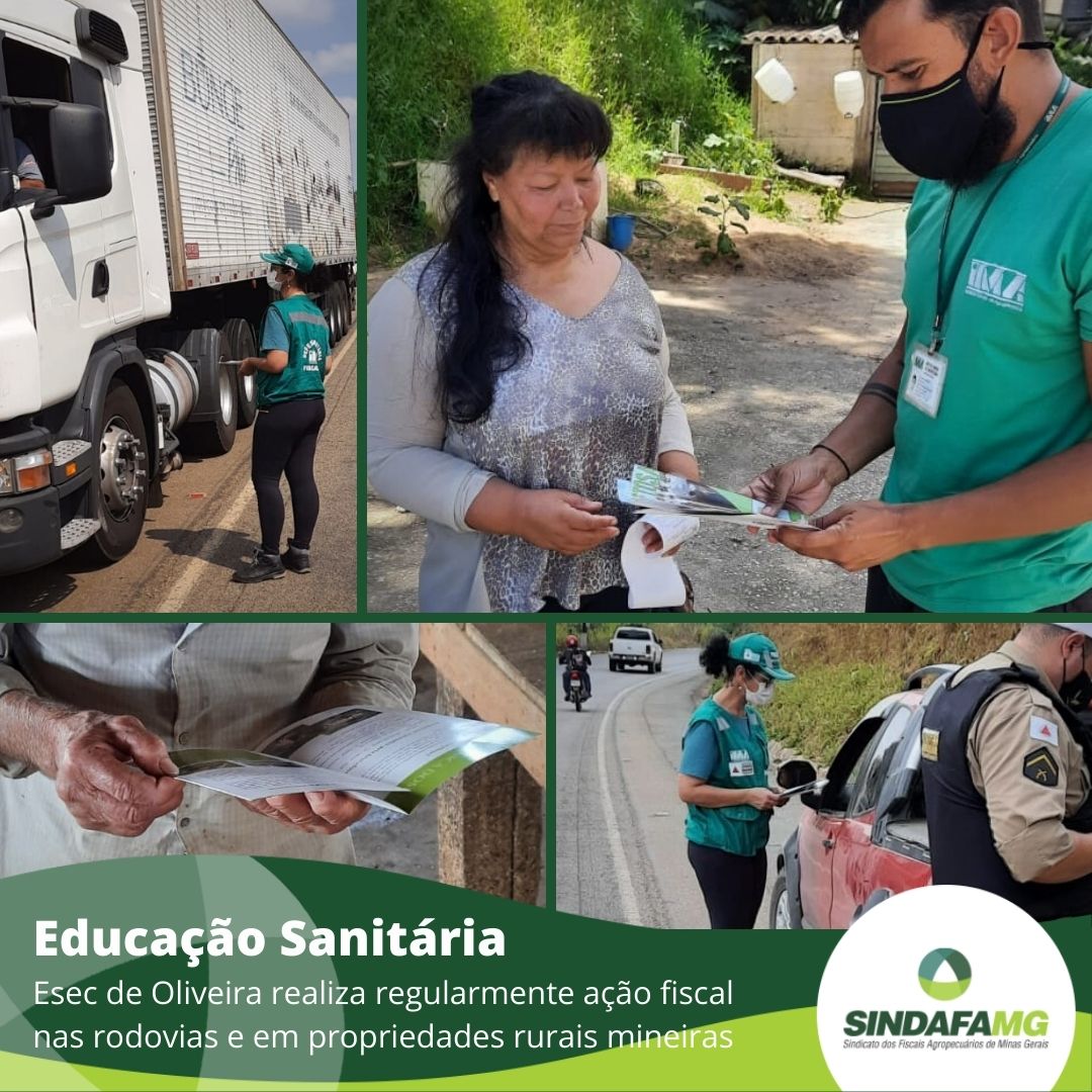Escritório de Oliveira promove educação sanitária nas rodovias e propriedades rurais