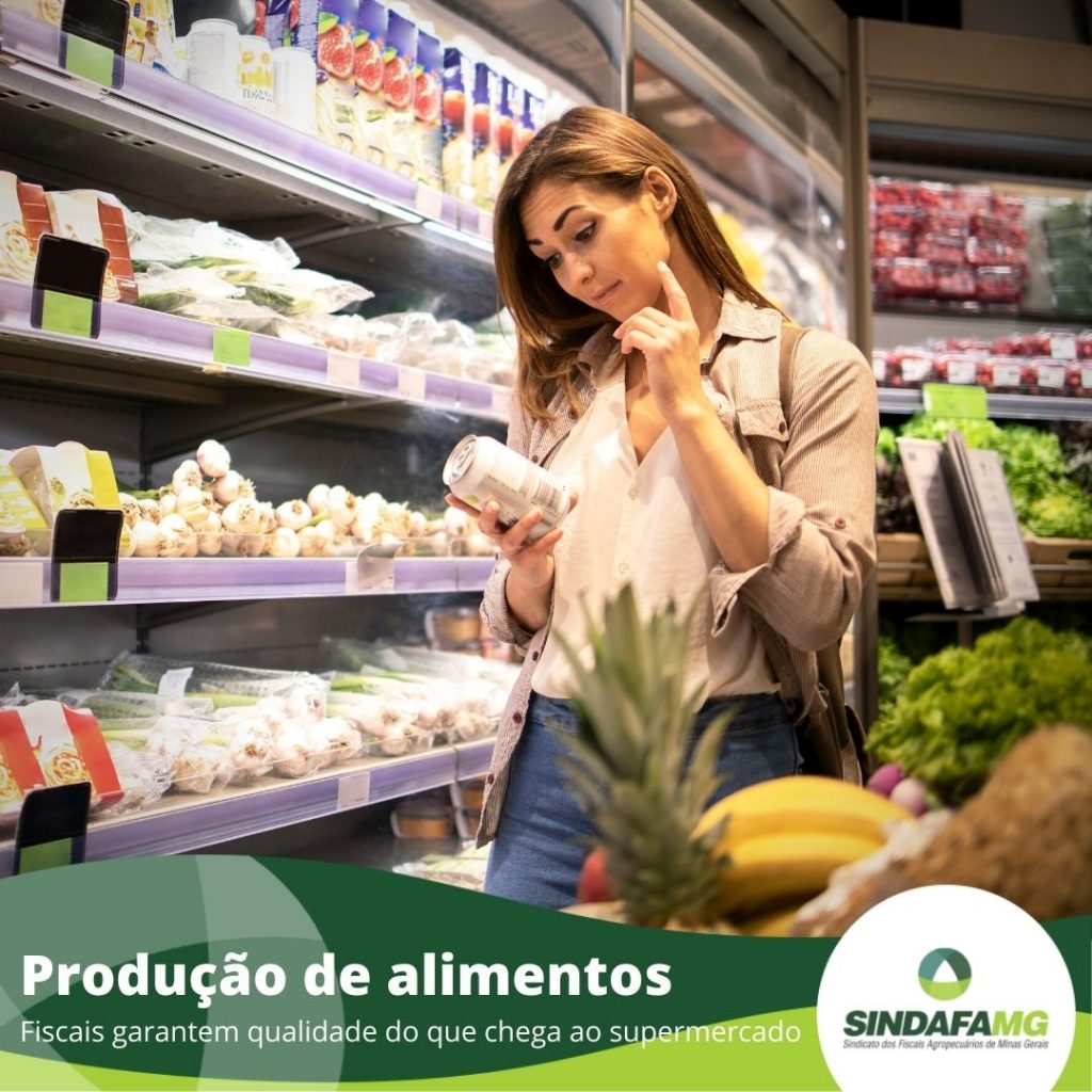 Fiscais garantem qualidade da produção de alimentos que chegam ao supermercado