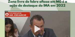 Zona livre de febre aftosa em MG é a ação de destaque do IMA em 2022