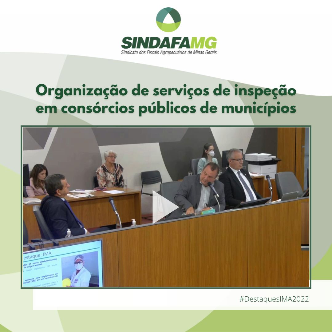 Organização de serviços de inspeção em consórcios públicos de municípios