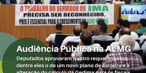 Fiscais do IMA cobram melhores condições de trabalho em audiência na ALMG