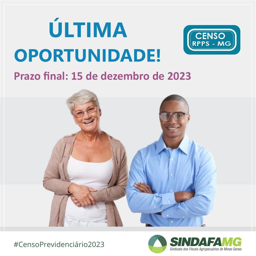 Prazo para responder o Censo Previdenciário 2023 termina nesta sexta-feira (15/12)