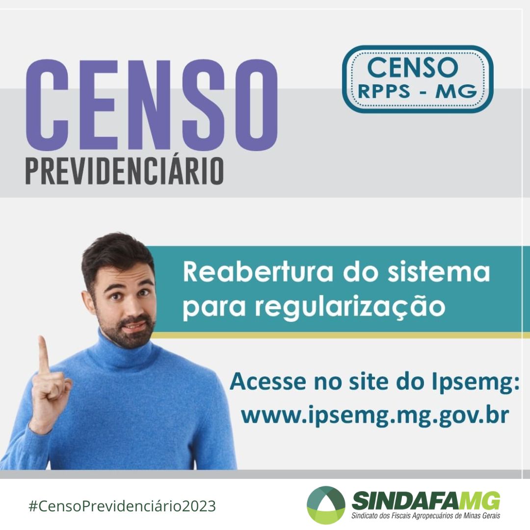 Ipsemg divulga lista de beneficiários que não realizaram o Censo Previdenciário de 2023