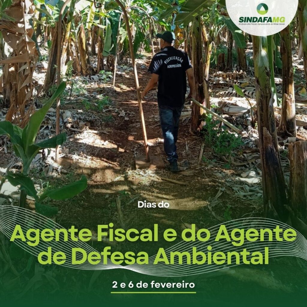 Sindafa-MG parabeniza Agente Fiscal e Agente de Defesa Ambiental