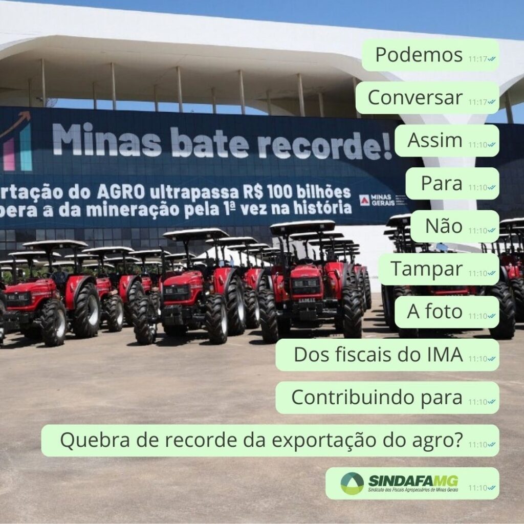 Sindafa-MG participa da trend "Podemos conversar assim?"