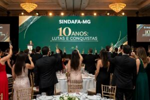 Uma década de lutas e conquistas: Sindafa-MG comemora 10 anos em grande estilo