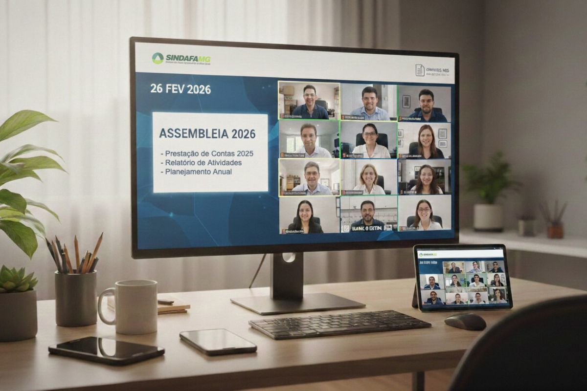 Sindafa-MG convoca filiados para Assembleia Geral Ordinária de 2026
